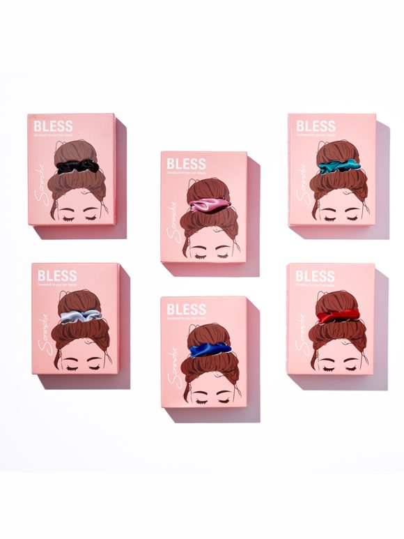 Satin scrunchies