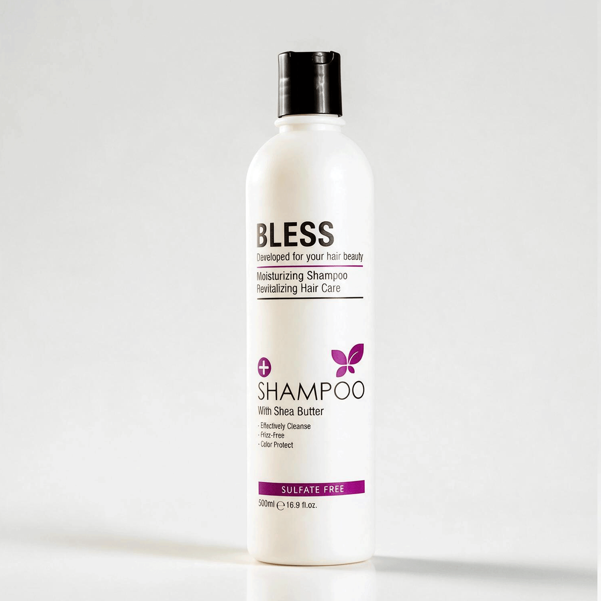 Shampoo – shea butter – sulfate free 500 ml