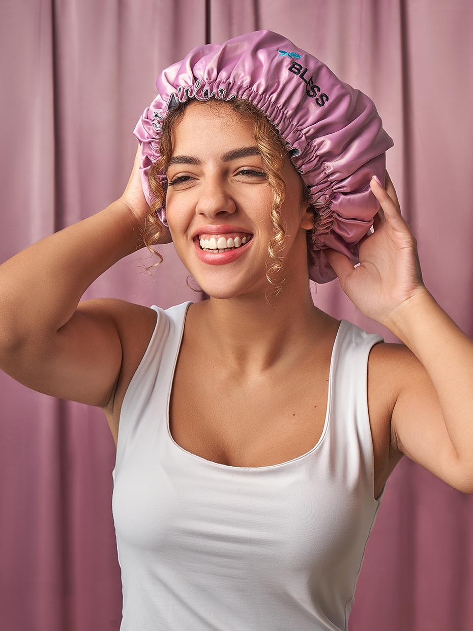 Satin bonnet BLESS - Hair Beauty BLESS